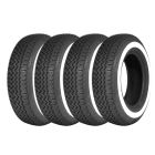 Set of 4 off 185 HR15 Michelin XVS Fascia Bianca