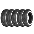 Set of 5 off 185R15 Michelin XVS Fascia Bianca