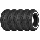 Set of 5 off 185R14 Michelin MXV Fascia Bianca
