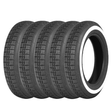 125R15 Michelin X Fascia Bianca