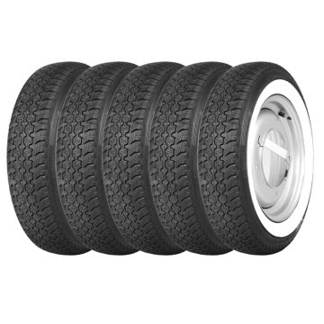 Classico Fiat 500 Ruota e Pneumatici Fascia Bianca