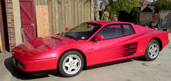 Ferrari Testarossa di un cliente in visita alla nostra officina