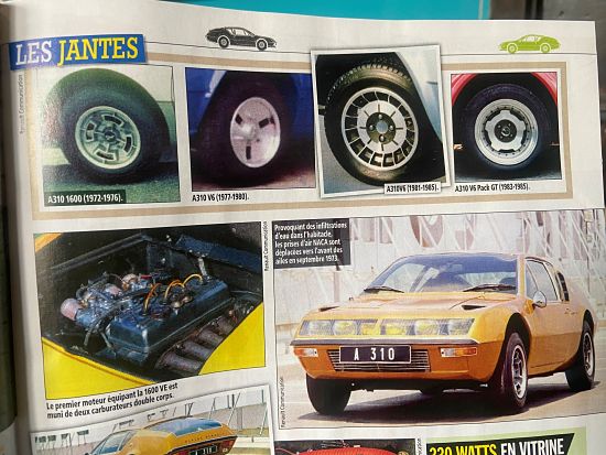 Renault Alpine A310 Tyres