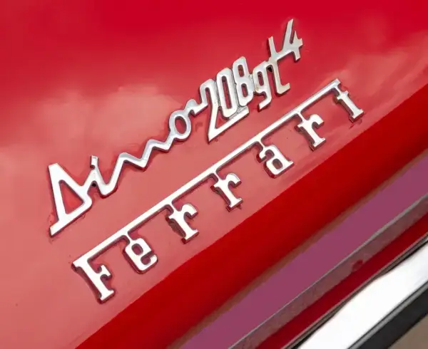 Click to enlarge Ferrari Dino 208 GT4 Boot Badge