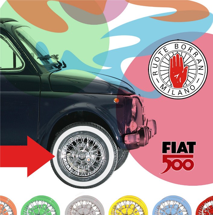 Fiat 500 Cerchi, Gomme e Camere d'aria