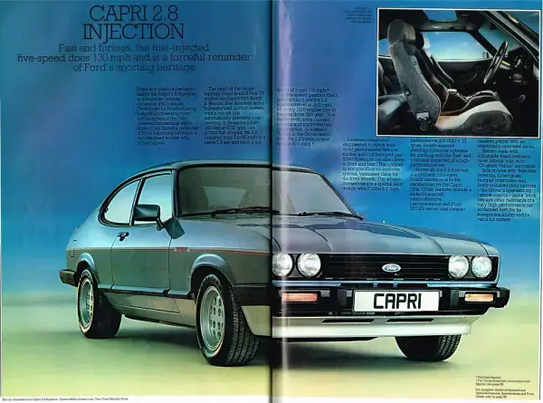 Ford Capri 2.8 Injection on 205/60 R13 Tyres