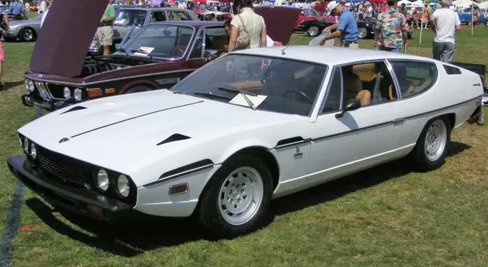 White Lamborghini Espada S3