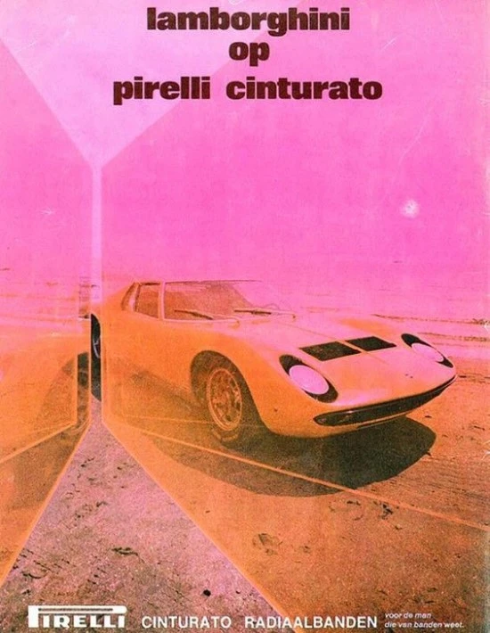 Lamborghini Muira on Pirelli Cinturato CN72