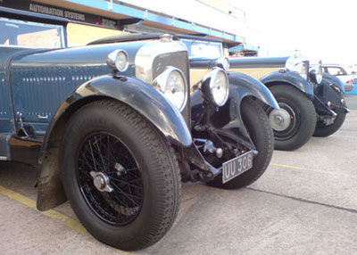 Bentley 6 litri con pneumatici Michelin!