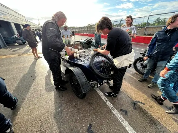 Click to enlarge Post Race Celebratory Fizz - Longstone Light Car Race