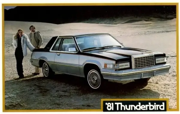 Click to enlarge Pneumatici Ford Thunderbird del 1981