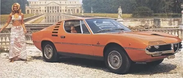 Click to enlarge Alfa Romeo Montreal on 195/70 R14 Michelin XWX Tyres